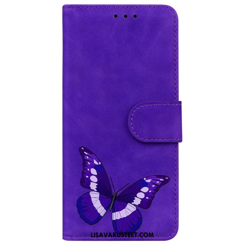 Kotelot Xiaomi 14t Puhelinkuoret Butterfly Suede Effect