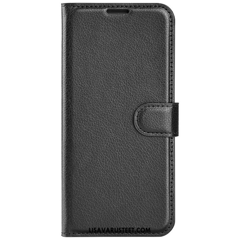 Kotelot Xiaomi Redmi Note 13 4g Classic Litchi Faux Leather