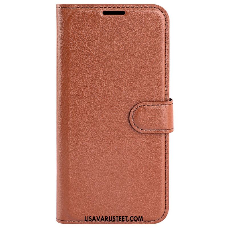 Kotelot Xiaomi Redmi Note 13 4g Classic Litchi Faux Leather