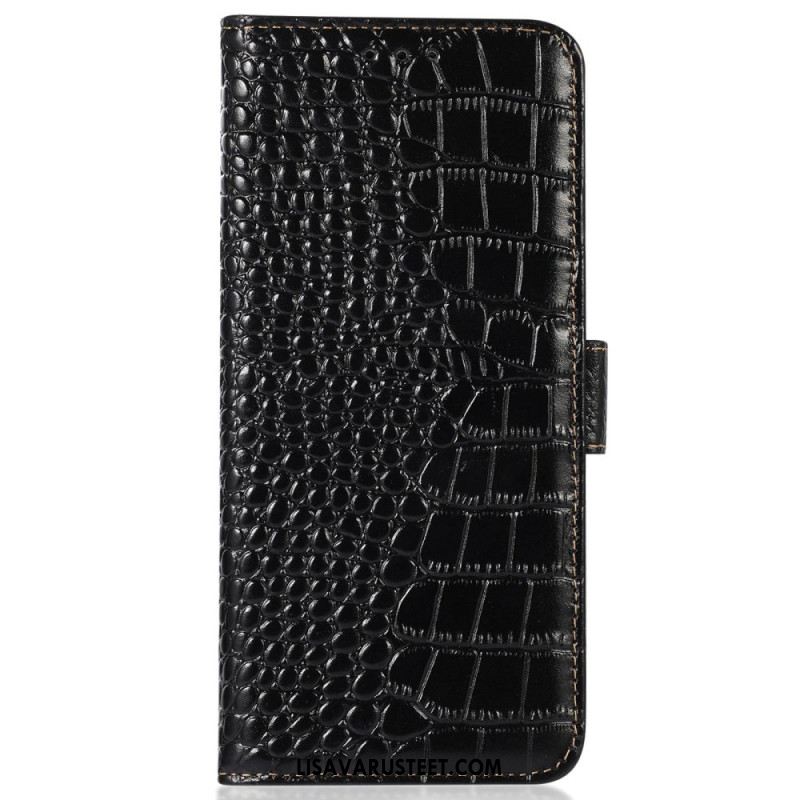 Kotelot Xiaomi Redmi Note 13 Pro 4g Puhelinkuoret Crocodile Design Rfid-estotekniikka