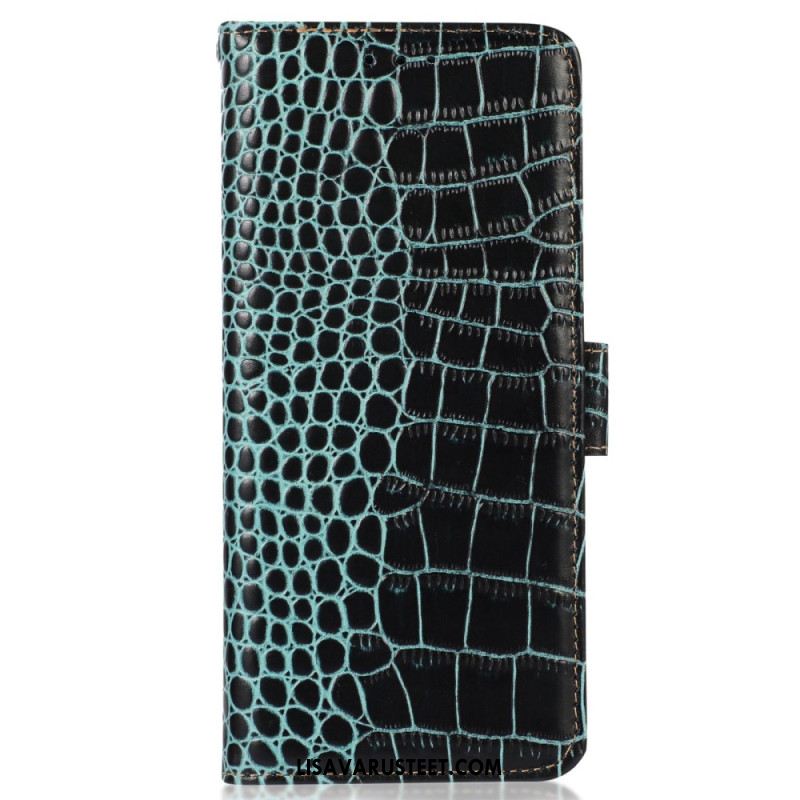 Kotelot Xiaomi Redmi Note 13 Pro 4g Puhelinkuoret Crocodile Design Rfid-estotekniikka