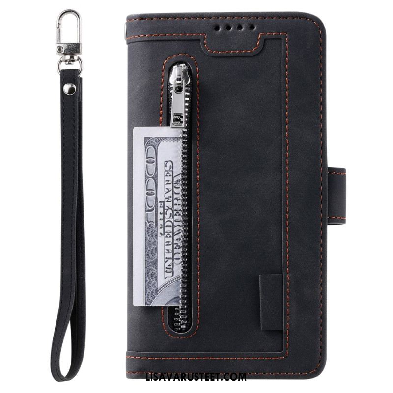 Kotelot iPhone 16 Plus A9 Lanyard-korttipidike Suojakuori