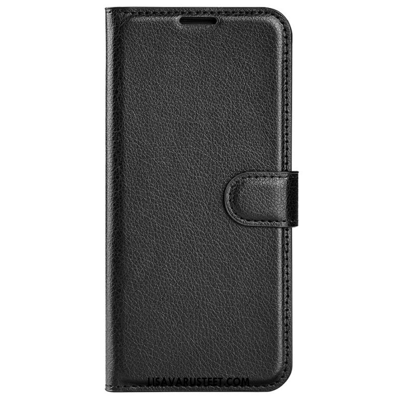 Kuoret Oneplus 12r Classic Litchi Faux Leather