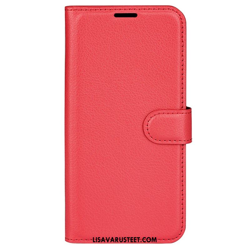 Kuoret Oppo Reno 12f 5g Classic Litchi Faux Leather