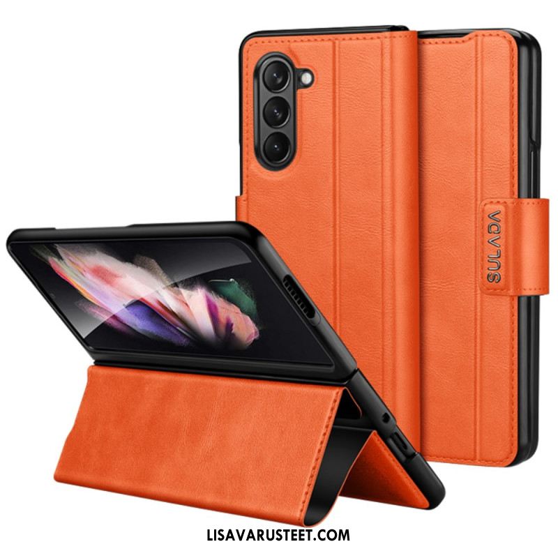 Kuoret Samsung Galaxy Z Fold 6 Puhelinkuoret Keinonahka Sulada