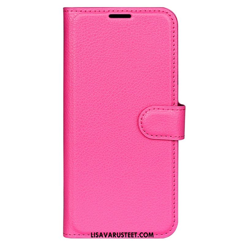 Kuoret Sony Xperia 1 Vi Classic Litchi Faux Leather