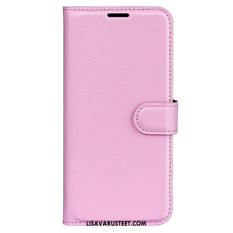 Kuoret Sony Xperia 1 Vi Classic Litchi Faux Leather