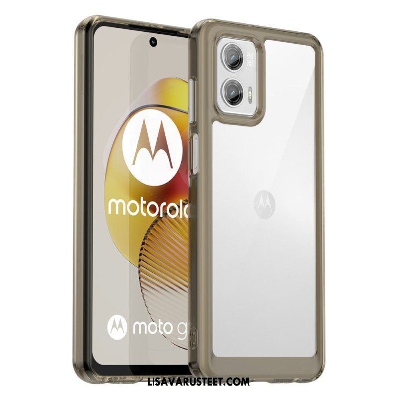 Kuori Moto G73 5G Läpinäkyvä Hybridi