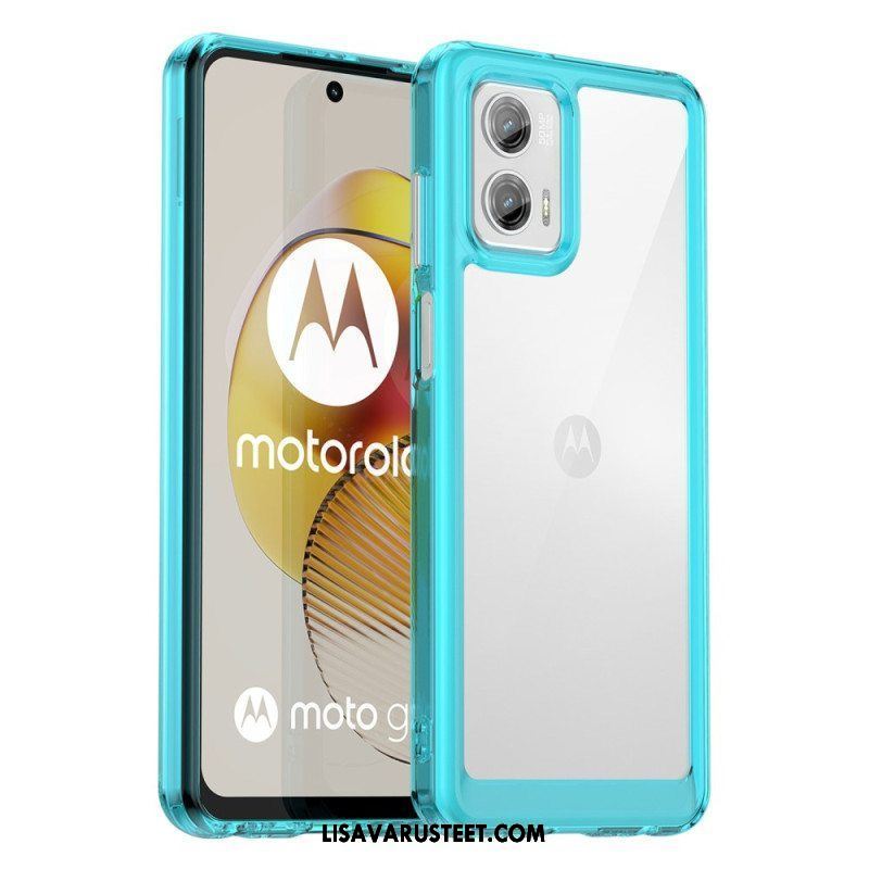 Kuori Moto G73 5G Läpinäkyvä Hybridi