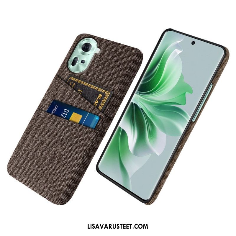 Kuori Oppo Reno 11 5g Kangas Korttipidike