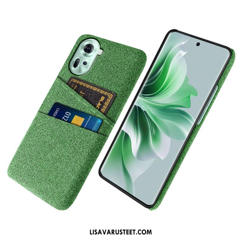 Kuori Oppo Reno 11 5g Kangas Korttipidike