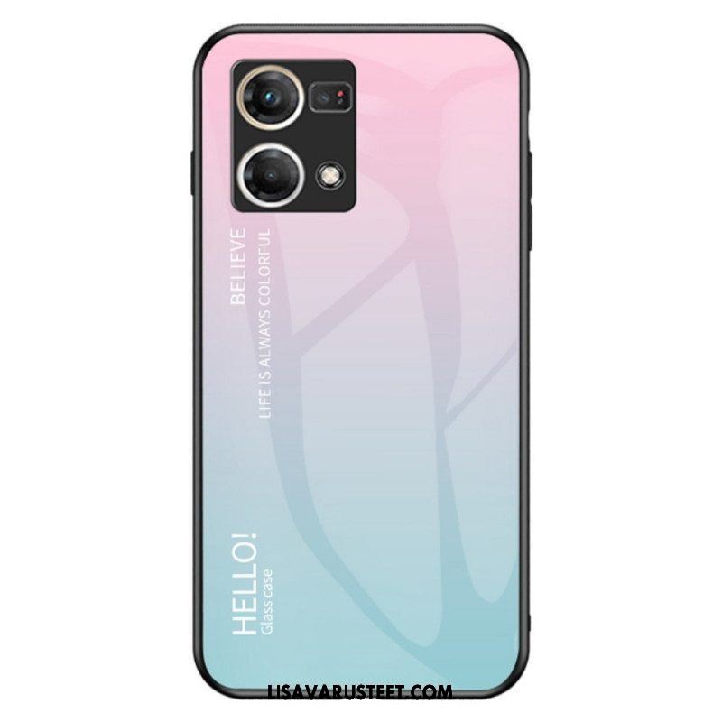 Kuori Oppo Reno 7 Karkaistu Lasi Hello