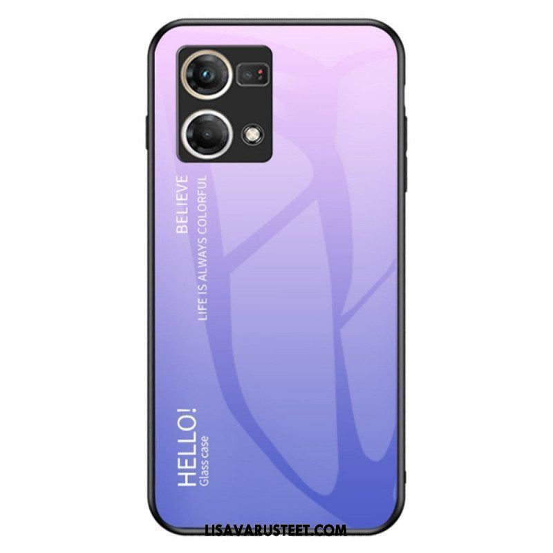 Kuori Oppo Reno 7 Karkaistu Lasi Hello