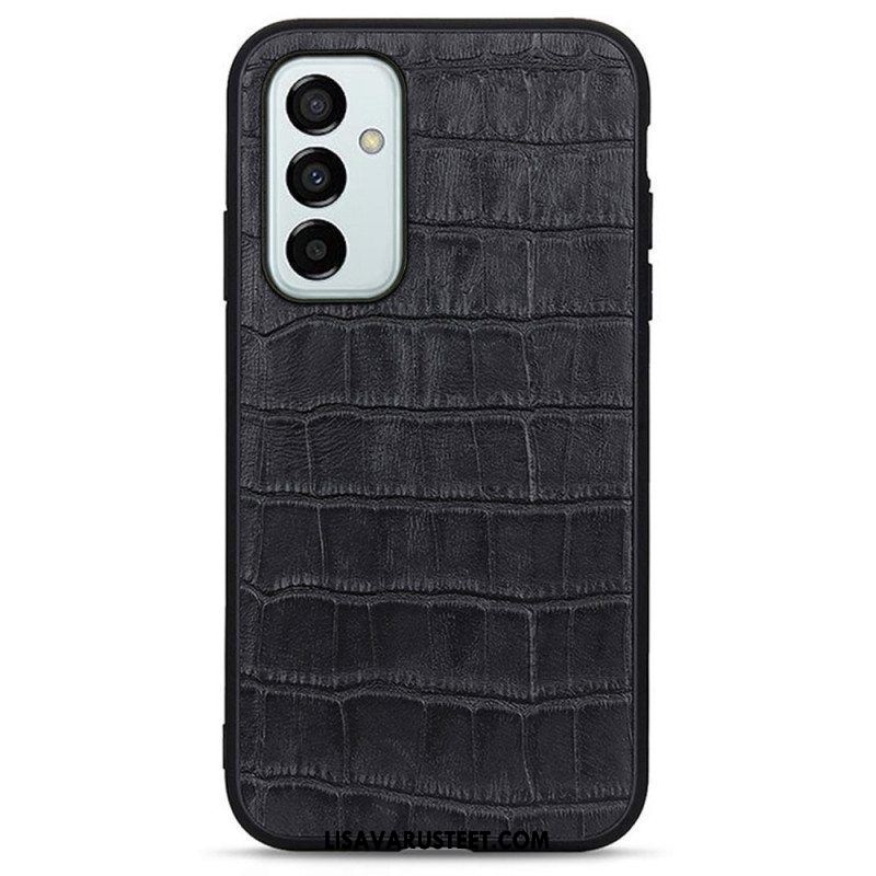 Kuori Samsung Galaxy M23 5G Aito Crocodile Texture -nahka