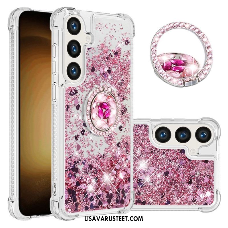 Kuori Samsung Galaxy S24 5g Glitter-tukirenkaalla