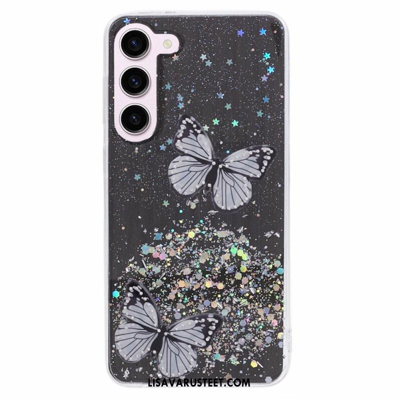 Kuori Samsung Galaxy S24 Plus 5g Perhoset Glitter