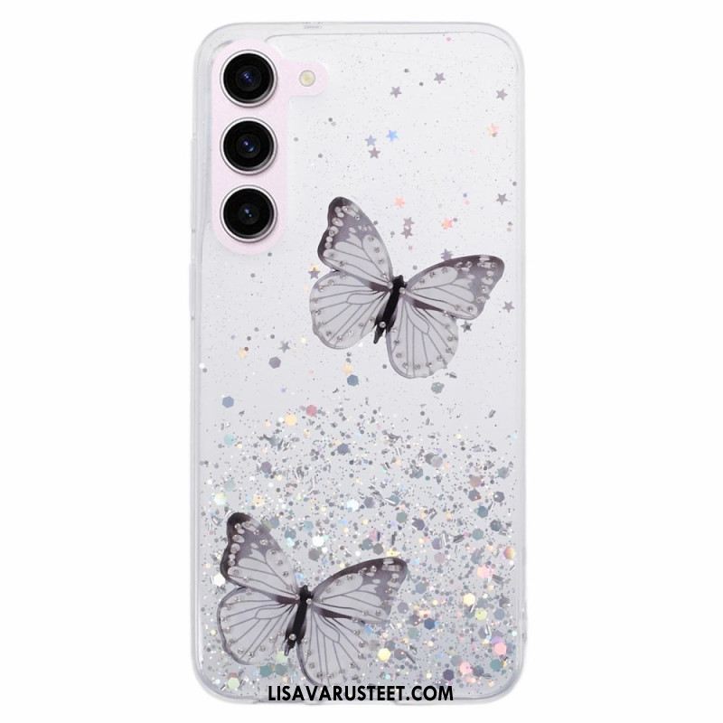 Kuori Samsung Galaxy S24 Plus 5g Perhoset Glitter