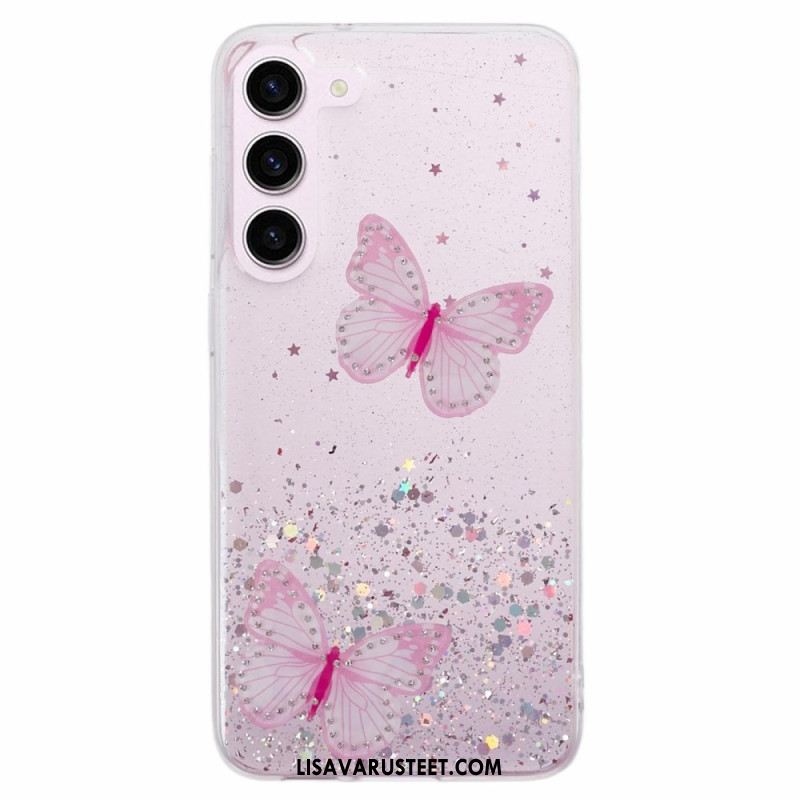 Kuori Samsung Galaxy S24 Plus 5g Perhoset Glitter