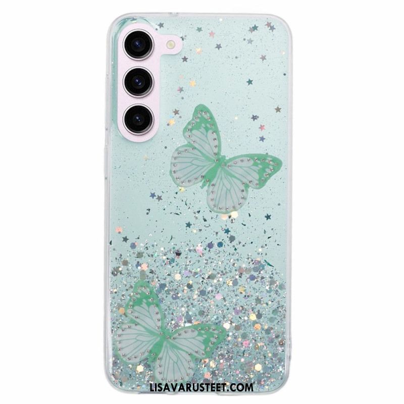 Kuori Samsung Galaxy S24 Plus 5g Perhoset Glitter