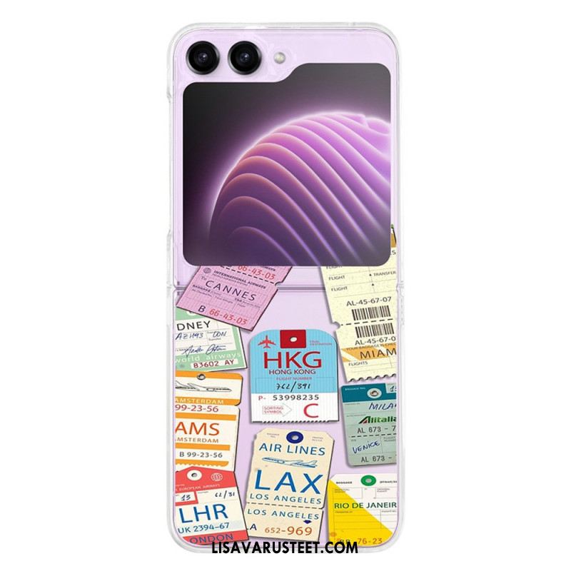 Kuori Samsung Galaxy Z Flip 5 Läpinäkyvä Matka