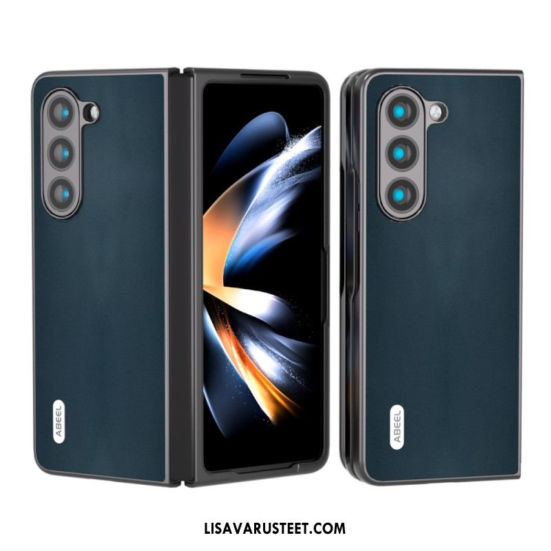 Kuori Samsung Galaxy Z Fold 5 Aitoa Abeel-nahkaa