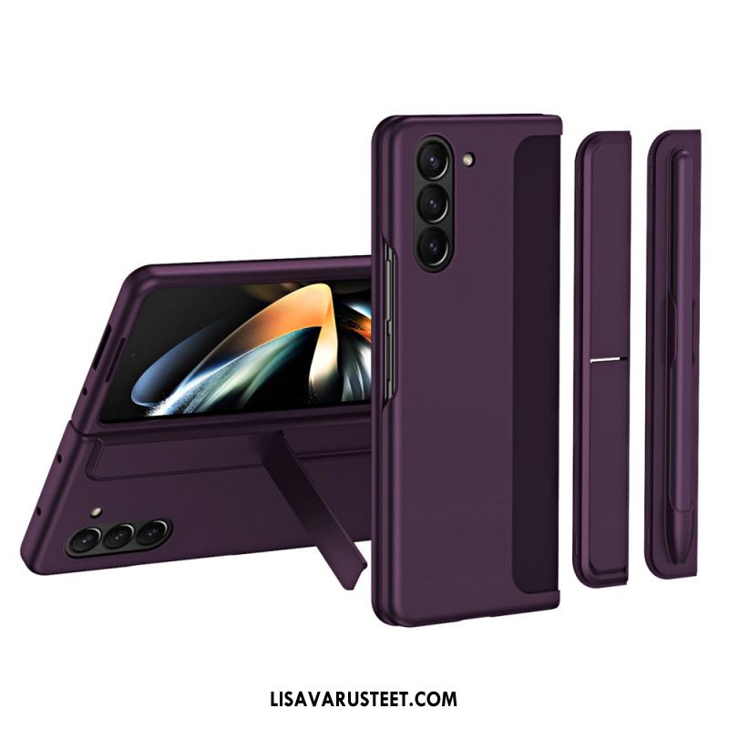 Kuori Samsung Galaxy Z Fold 5 Jalustalla Ja Kynän Pidikkeellä