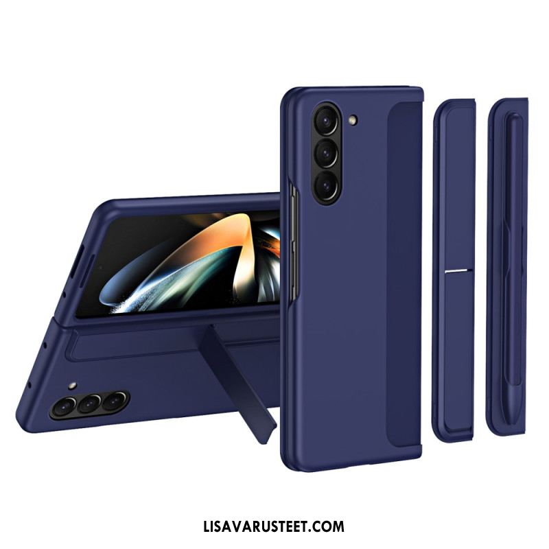 Kuori Samsung Galaxy Z Fold 5 Jalustalla Ja Kynän Pidikkeellä