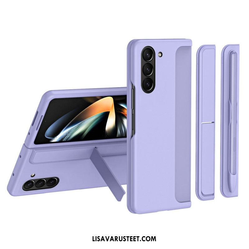 Kuori Samsung Galaxy Z Fold 5 Jalustalla Ja Kynän Pidikkeellä