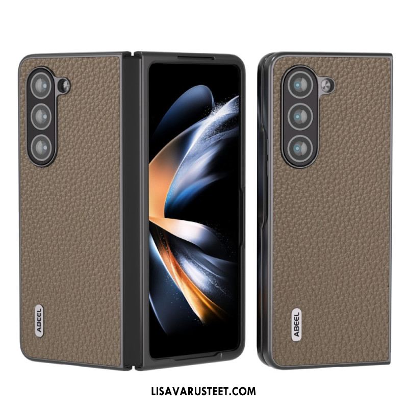 Kuori Samsung Galaxy Z Fold 5 Klassinen Nahka Abeel