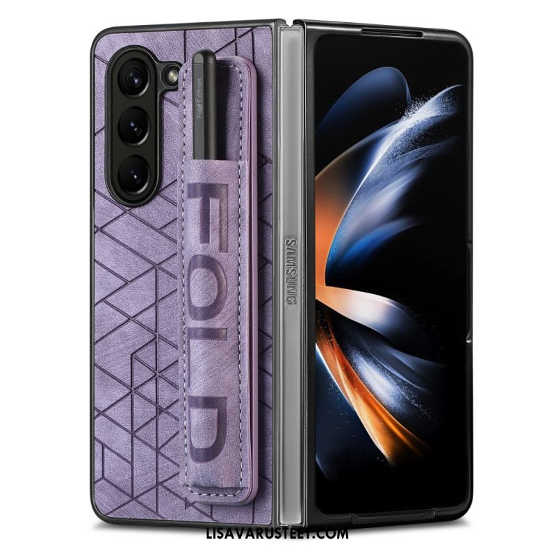 Kuori Samsung Galaxy Z Fold 5 Kynän Pidike Hihnalla