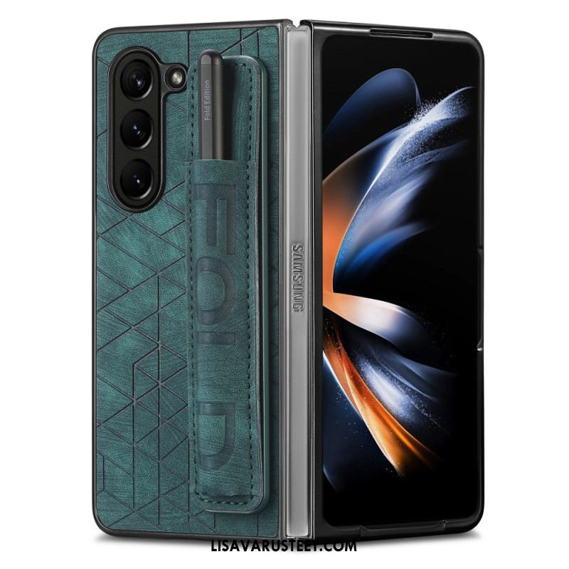 Kuori Samsung Galaxy Z Fold 5 Kynän Pidike Hihnalla