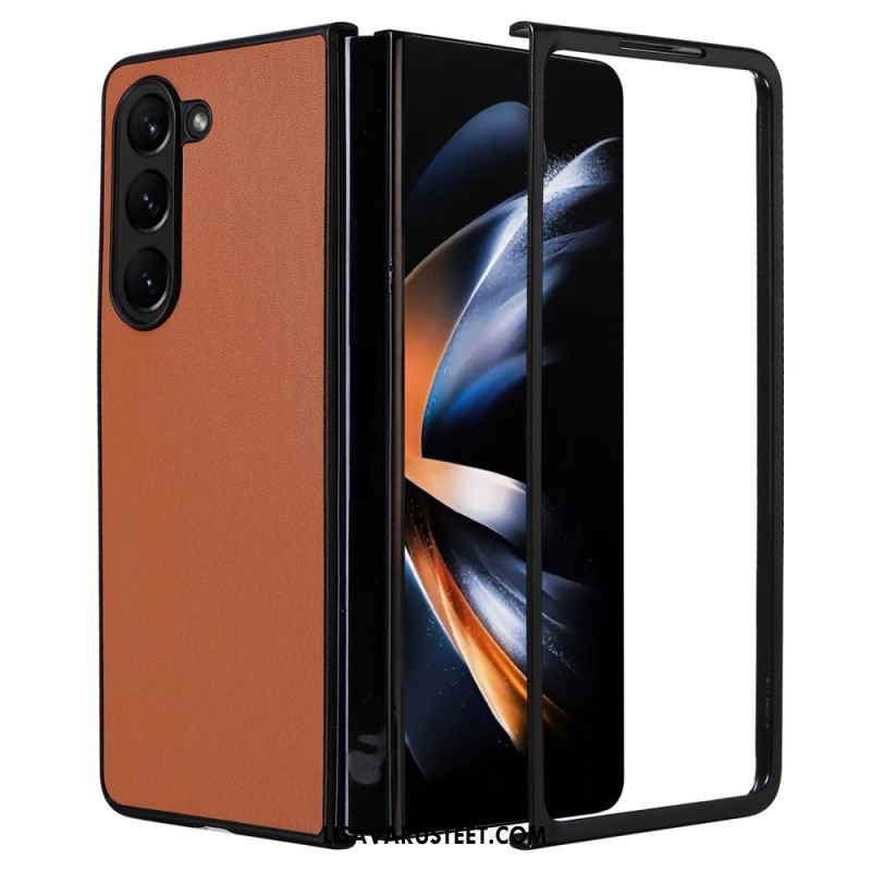 Kuori Samsung Galaxy Z Fold 6 Nahkaefekti