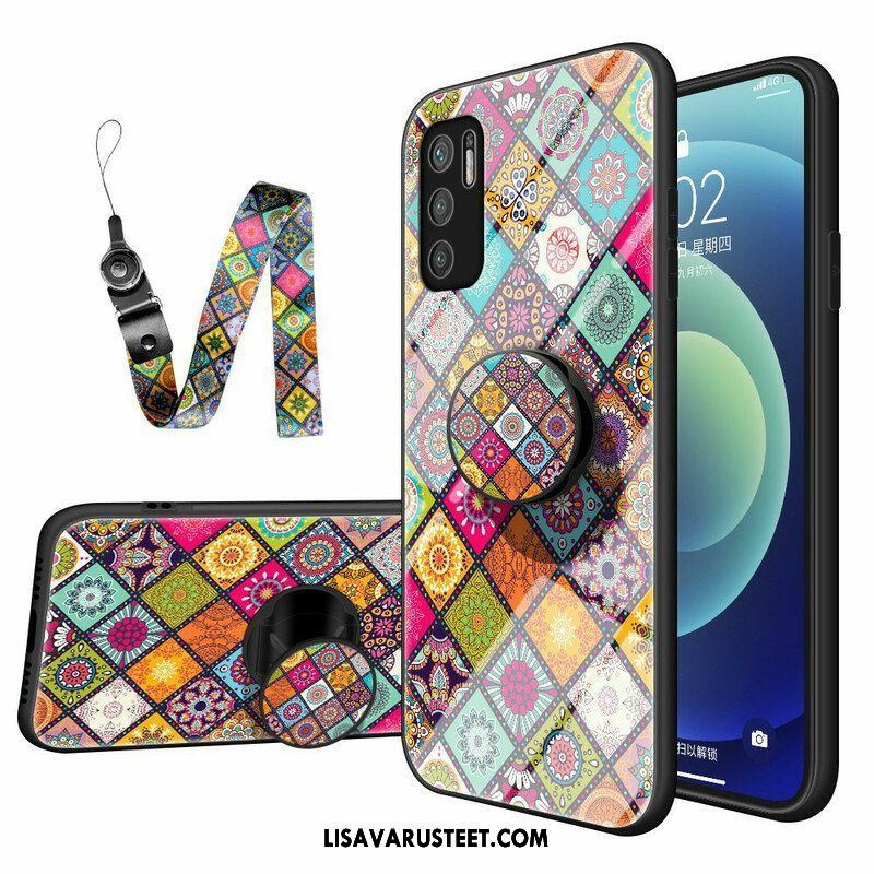 Kuori Xiaomi Redmi Note 10 5G Patchwork Magneettipidike