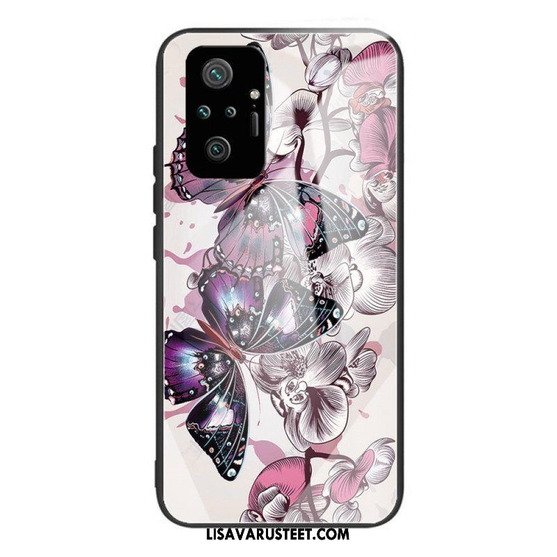 Kuori Xiaomi Redmi Note 10 Pro Butterflies Variation Karkaistu Lasi