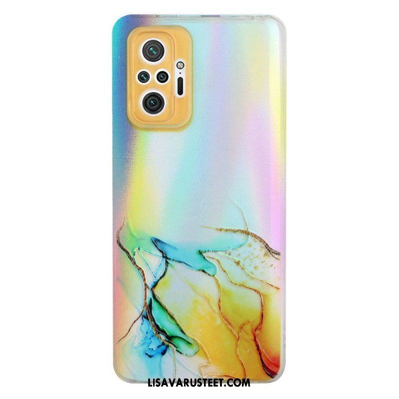 Kuori Xiaomi Redmi Note 10 Pro Laserefekti Marble