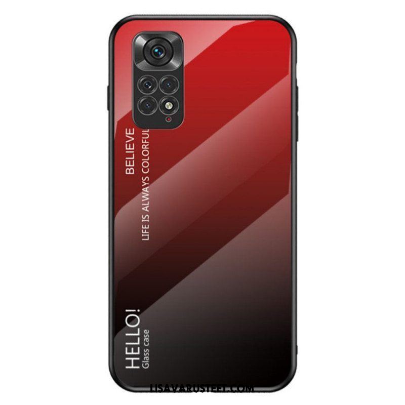 Kuori Xiaomi Redmi Note 11 / 11S Karkaistu Lasi Hello