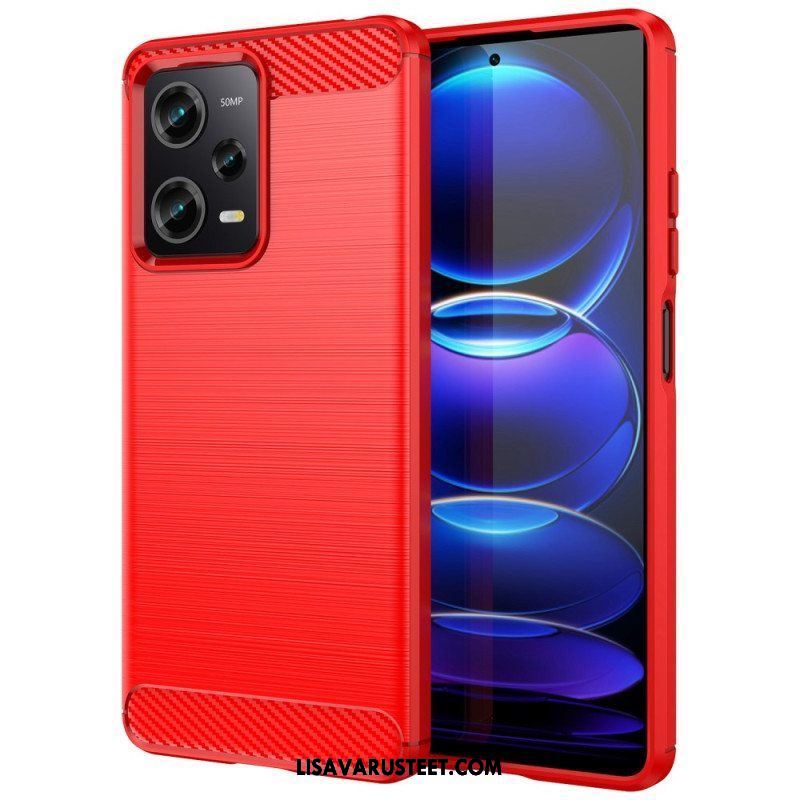 Kuori Xiaomi Redmi Note 12 Pro Harjattua Hiilikuitua