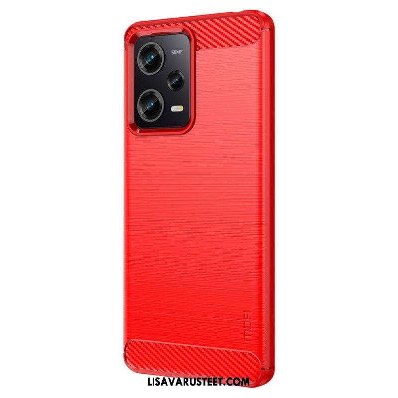 Kuori Xiaomi Redmi Note 12 Pro Mofi Harjattu Hiilikuitu