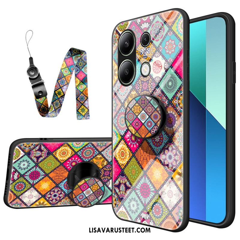 Kuori Xiaomi Redmi Note 13 4g Patchwork Tukirengas Ja -hihna