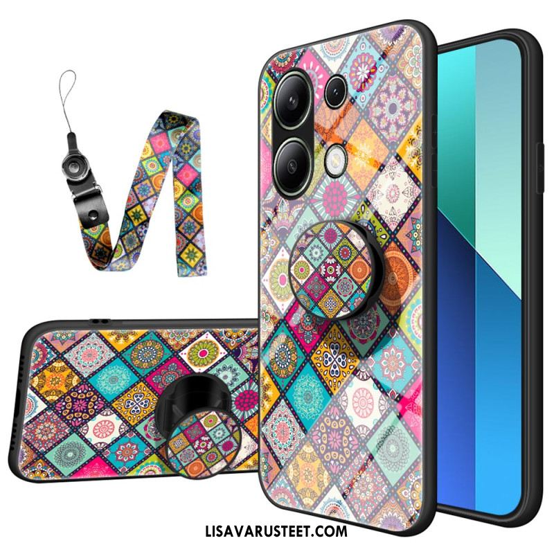 Kuori Xiaomi Redmi Note 13 4g Patchwork Tukirengas Ja -hihna