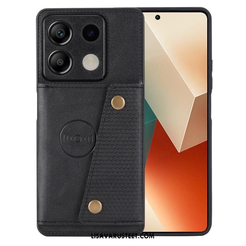 Kuori Xiaomi Redmi Note 13 5g Nahkainen Tehostekorttikotelo