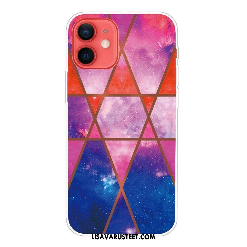 Kuori iPhone 13 Mini Decline Geometric Marble