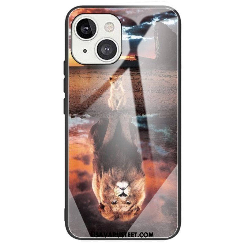 Kuori iPhone 14 Kitten Dream Karkaistu Lasi