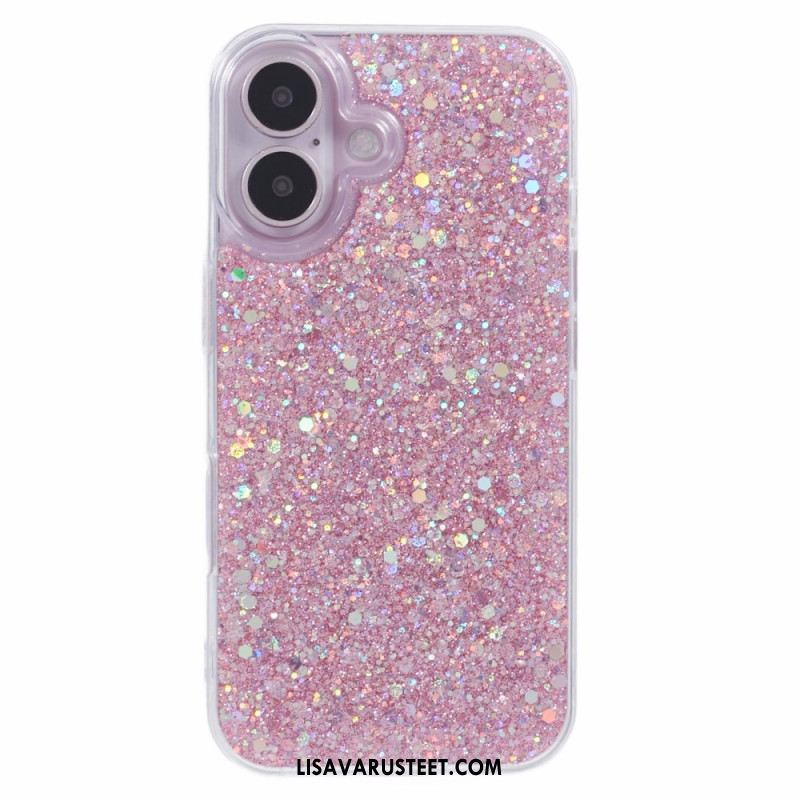 Kuori iPhone 16 Glitteriä