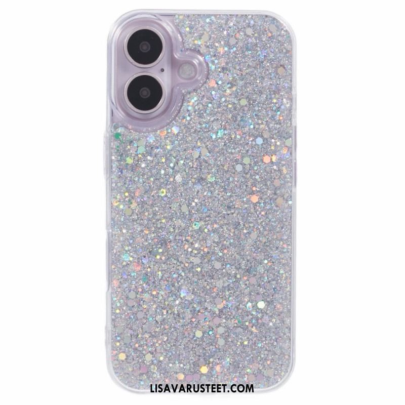 Kuori iPhone 16 Glitteriä