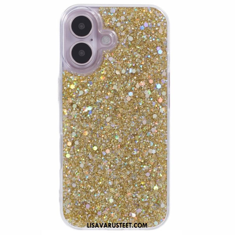 Kuori iPhone 16 Glitteriä