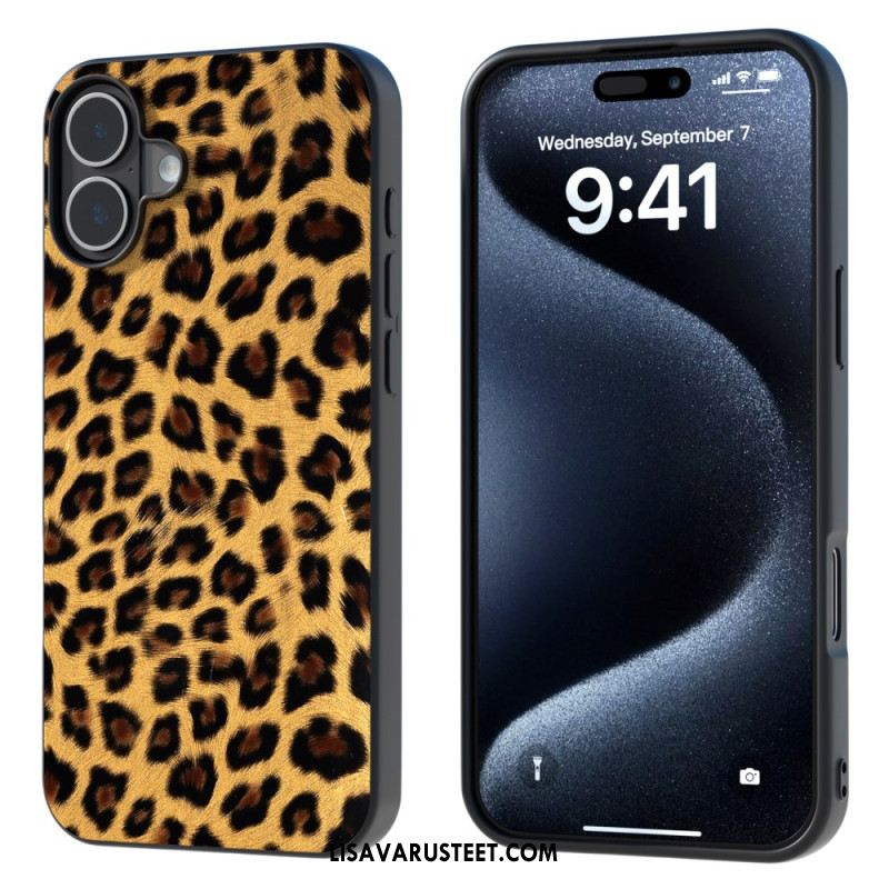 Kuori iPhone 16 Leopardityyli