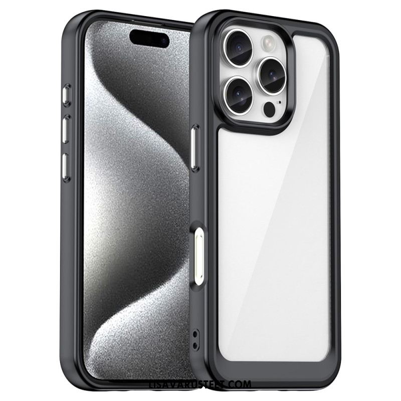 Kuori iPhone 16 Pro Akryyli Ja Silikoni