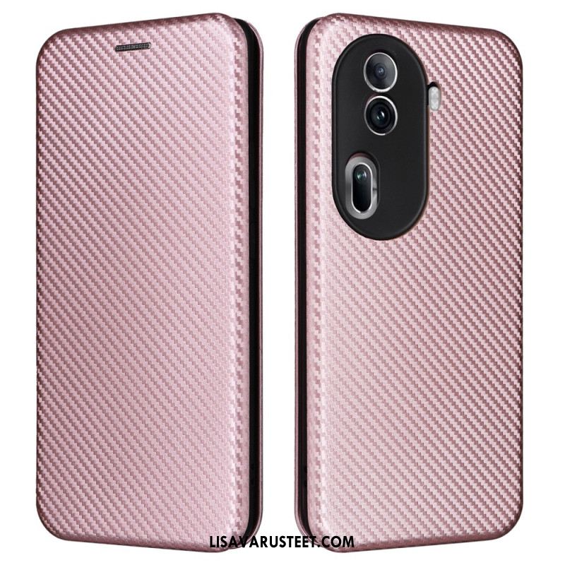 Nahkakotelo Oppo Reno 11 Pro 5g Carbonone Fiber Suojakuori