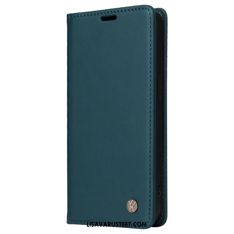 Nahkakotelo Oppo Reno 12 5g Puhelinkuoret Yikatu Leather Style